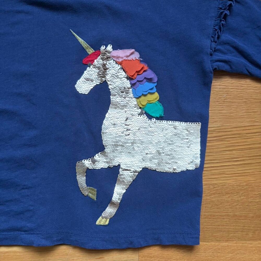 Mini-boden Navy and Blue T-shirt - Picture 2 of 3
